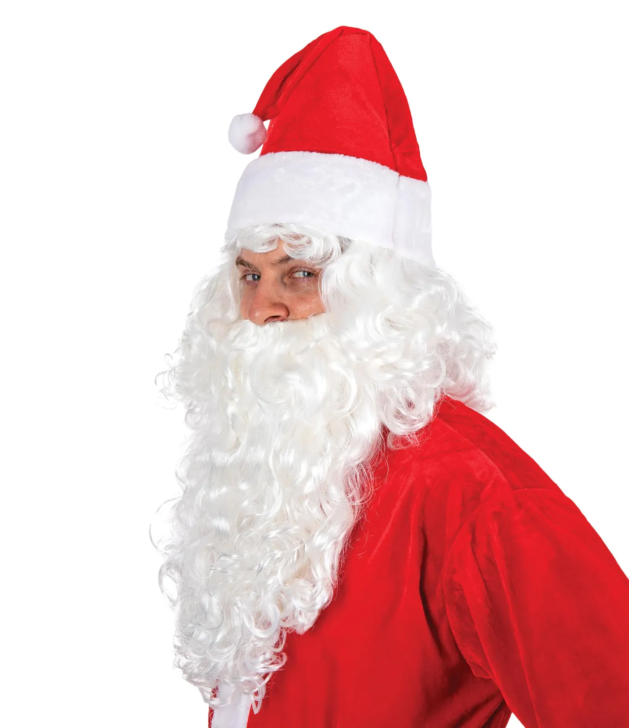 P'tit Clown 47520 Parrucca e Barba Babbo Natale Taglia Unica