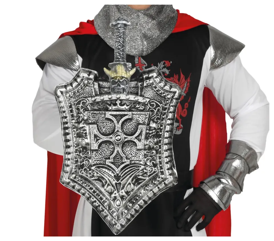 Fiestas Guirca Medievale Cappotto e Spada 48-59 cm Carnevale