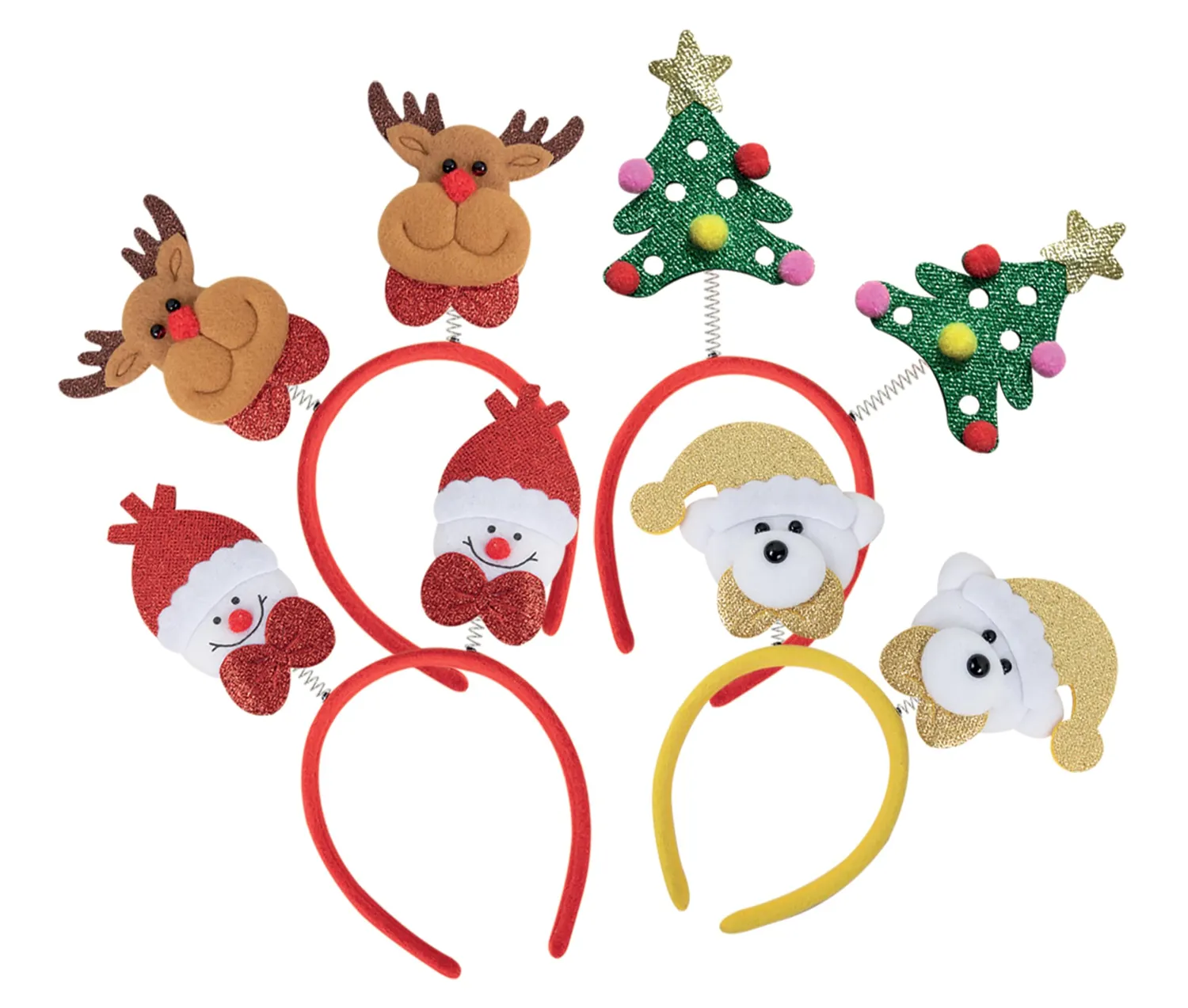 P'tit Clown Cerchietto Natale Paillettes Modello Casuale