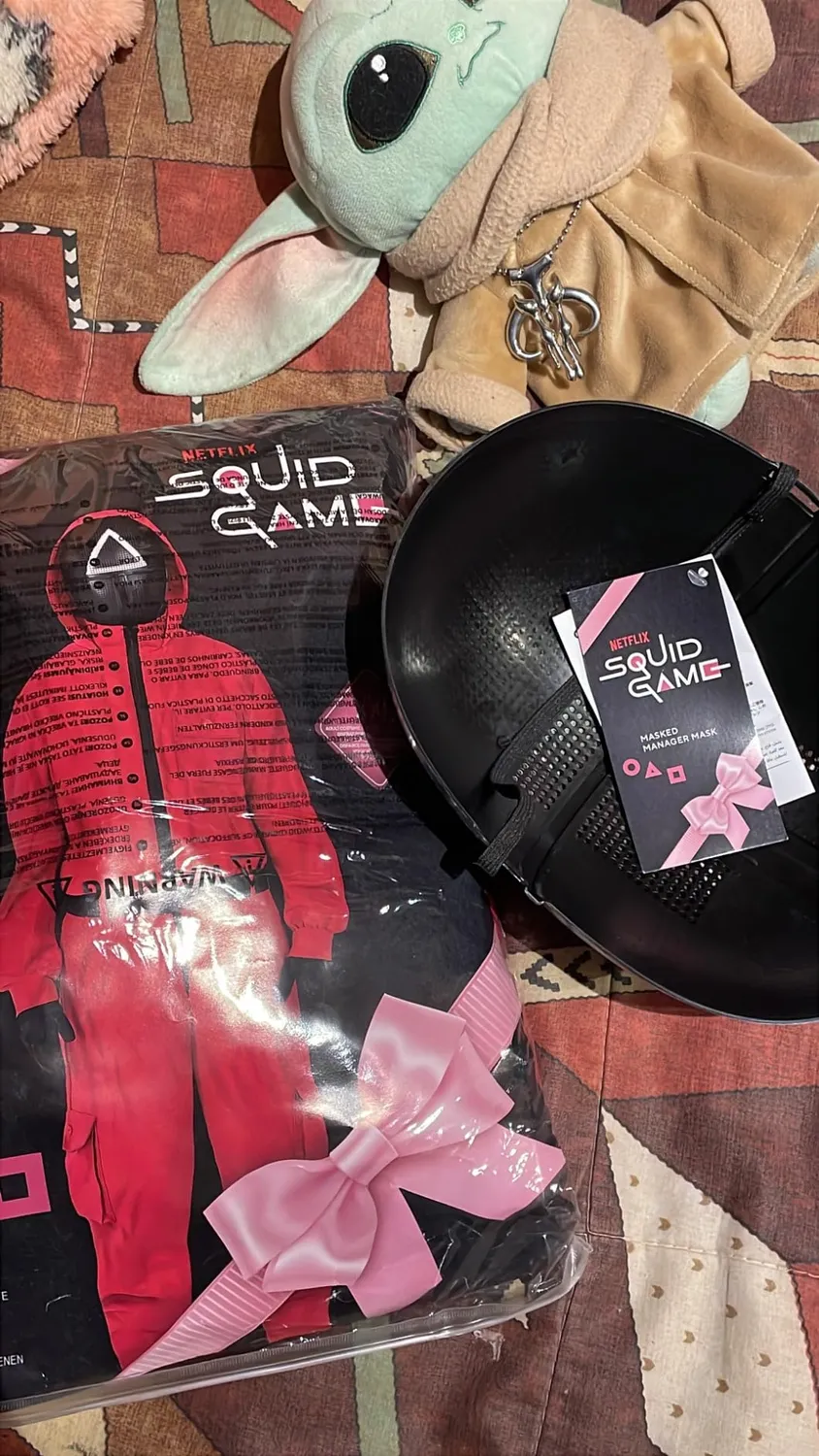 Funidelia Squid Game costume adulto maschera quadrato