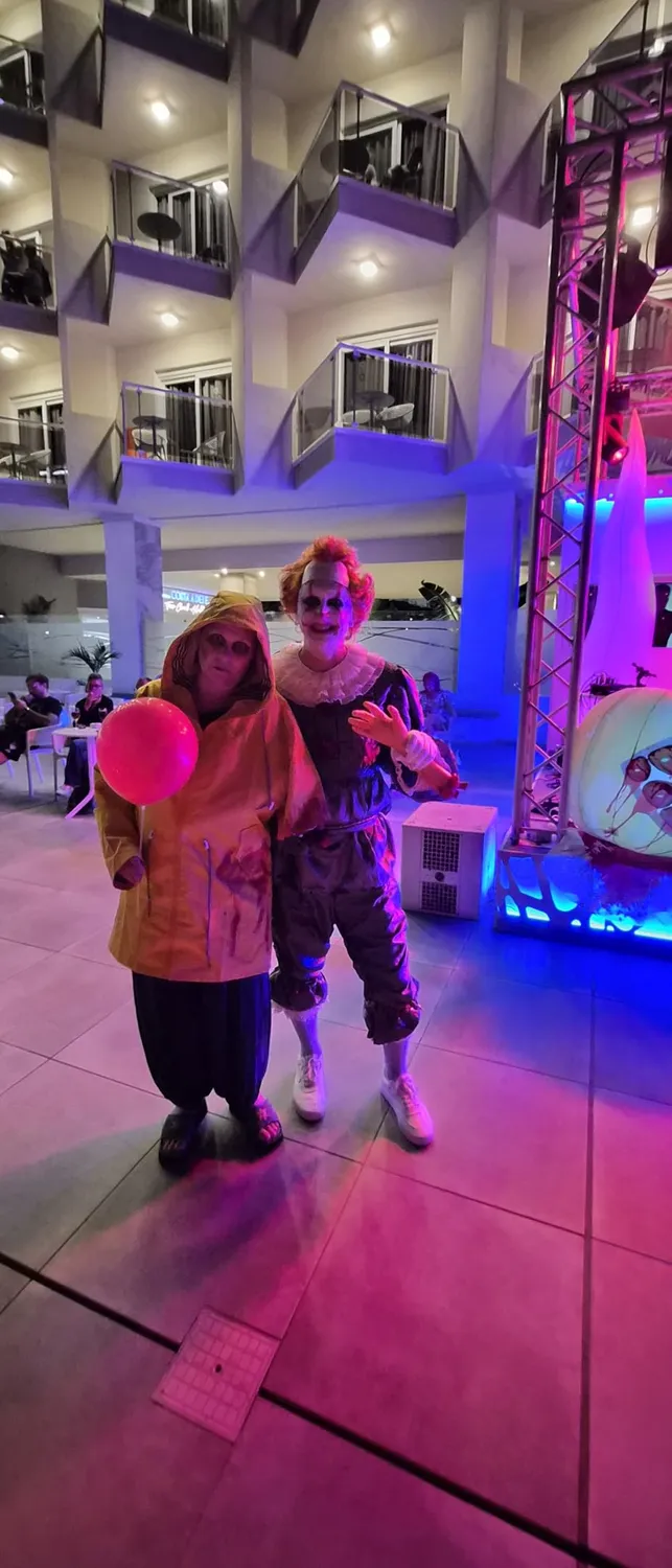 Funidelia IT Capitolo Due Pennywise parrucca con fronte