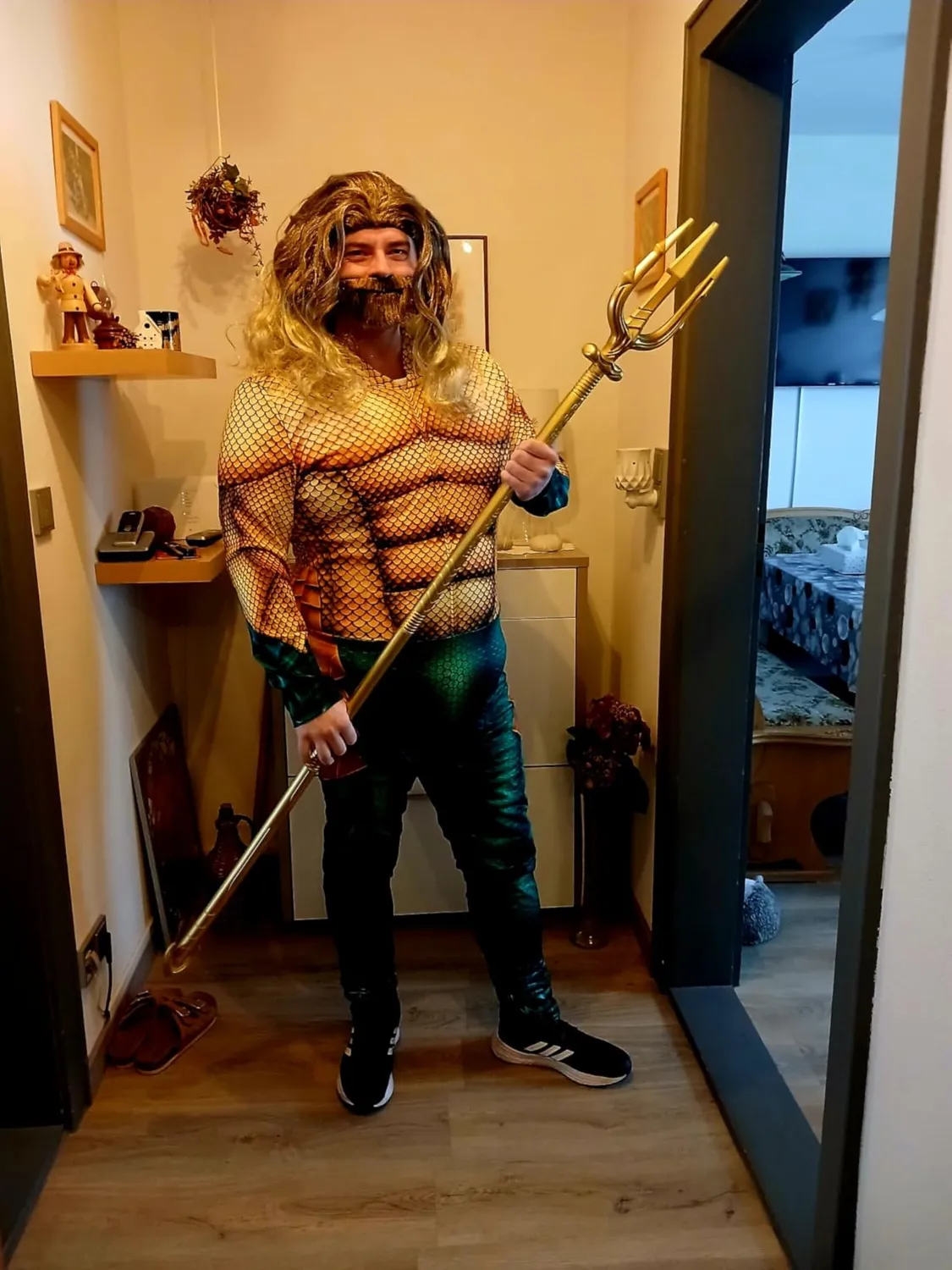 Funidelia Aquaman costume uomo L dorato supereroe