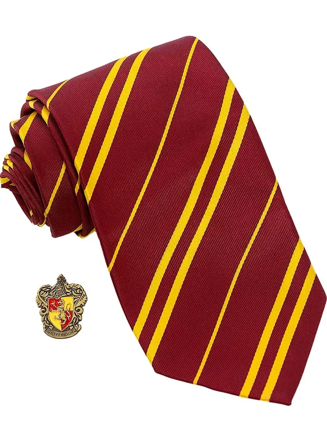 Harry Potter Cravatta Grifondoro Ufficiale con Pin