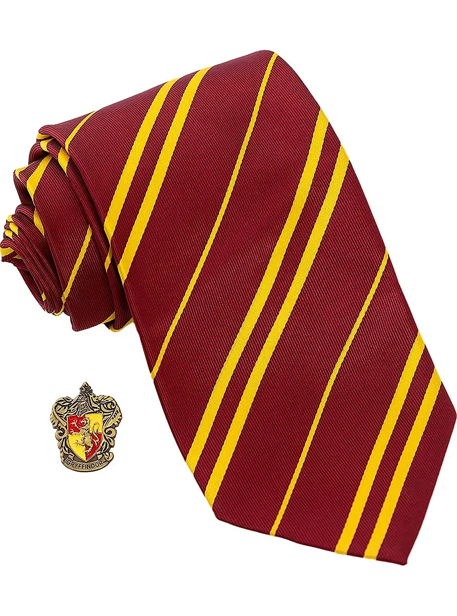 Harry Potter Cravatta Grifondoro Ufficiale con Pin