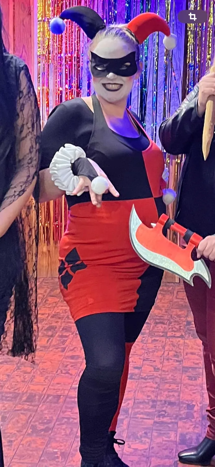 Funidelia Harley Quinn vestito donna L ufficiale