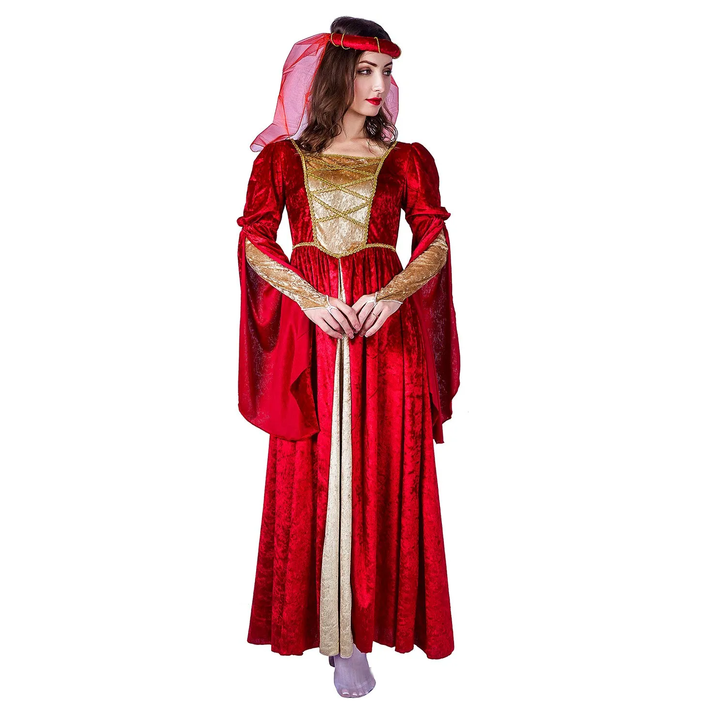 SEA HARE Principessa Rinascimentale costume donna con copricapo