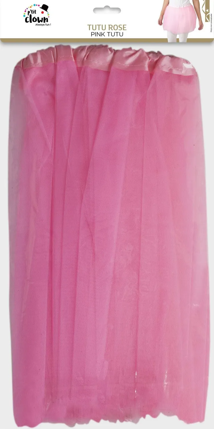 P'tit Clown 39903 tutù rosa pallido taglia unica tulle