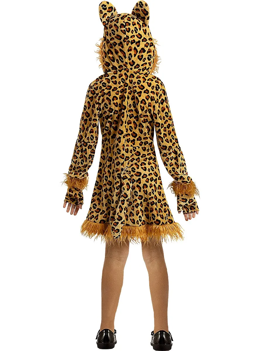 Funidelia Leopardo costume bambina 7-9 anni multicolore