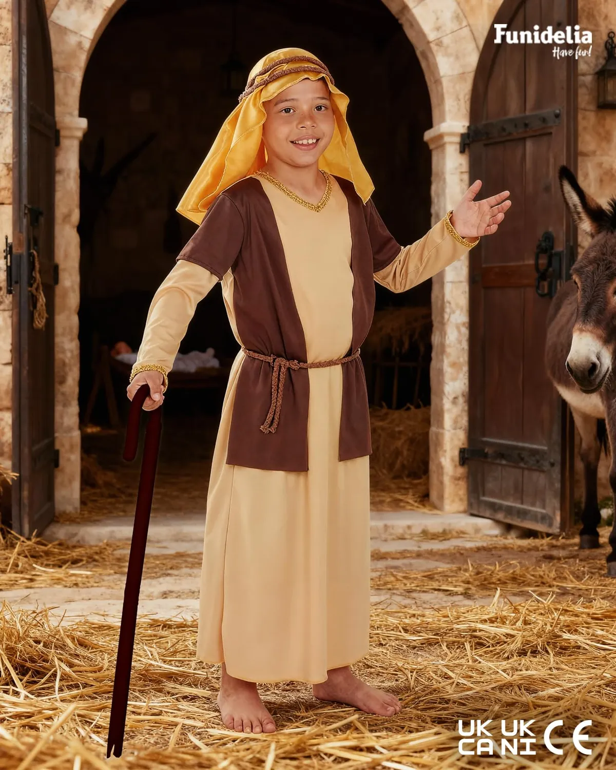 Funidelia San Giuseppe costume bambino 5-6 anni tunica