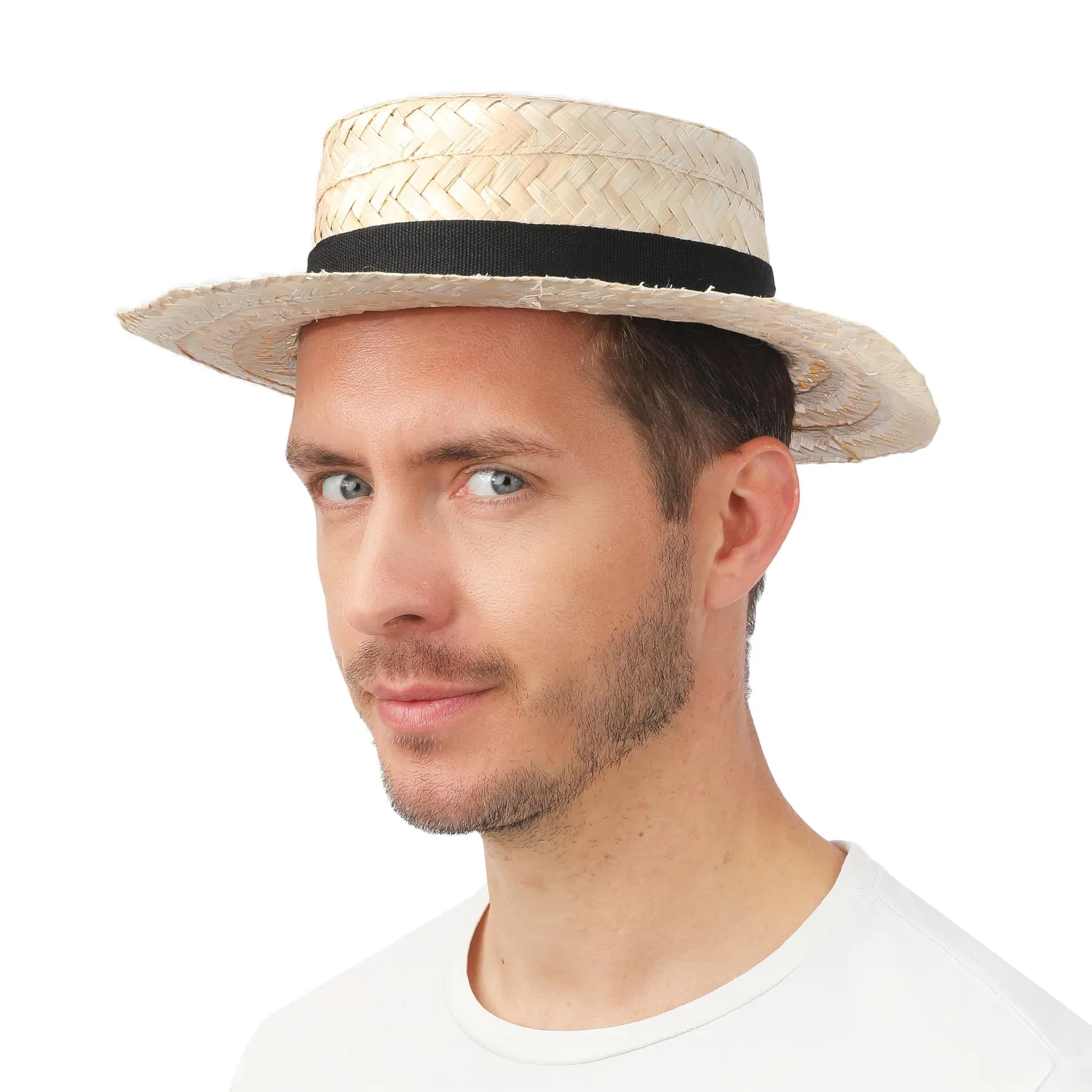 P'tit Clown 27010 Cappello Paglia Gondoliere Beige