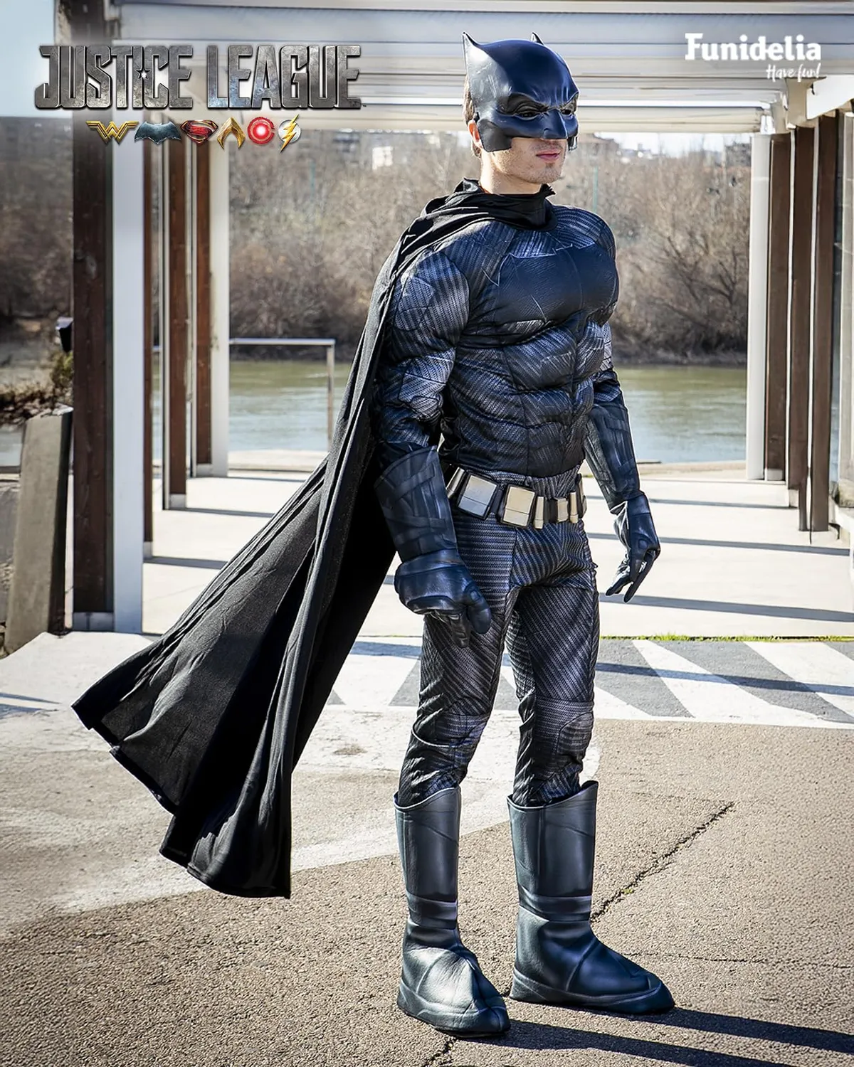 Funidelia Costume Batman Uomo M Lega della Giustizia