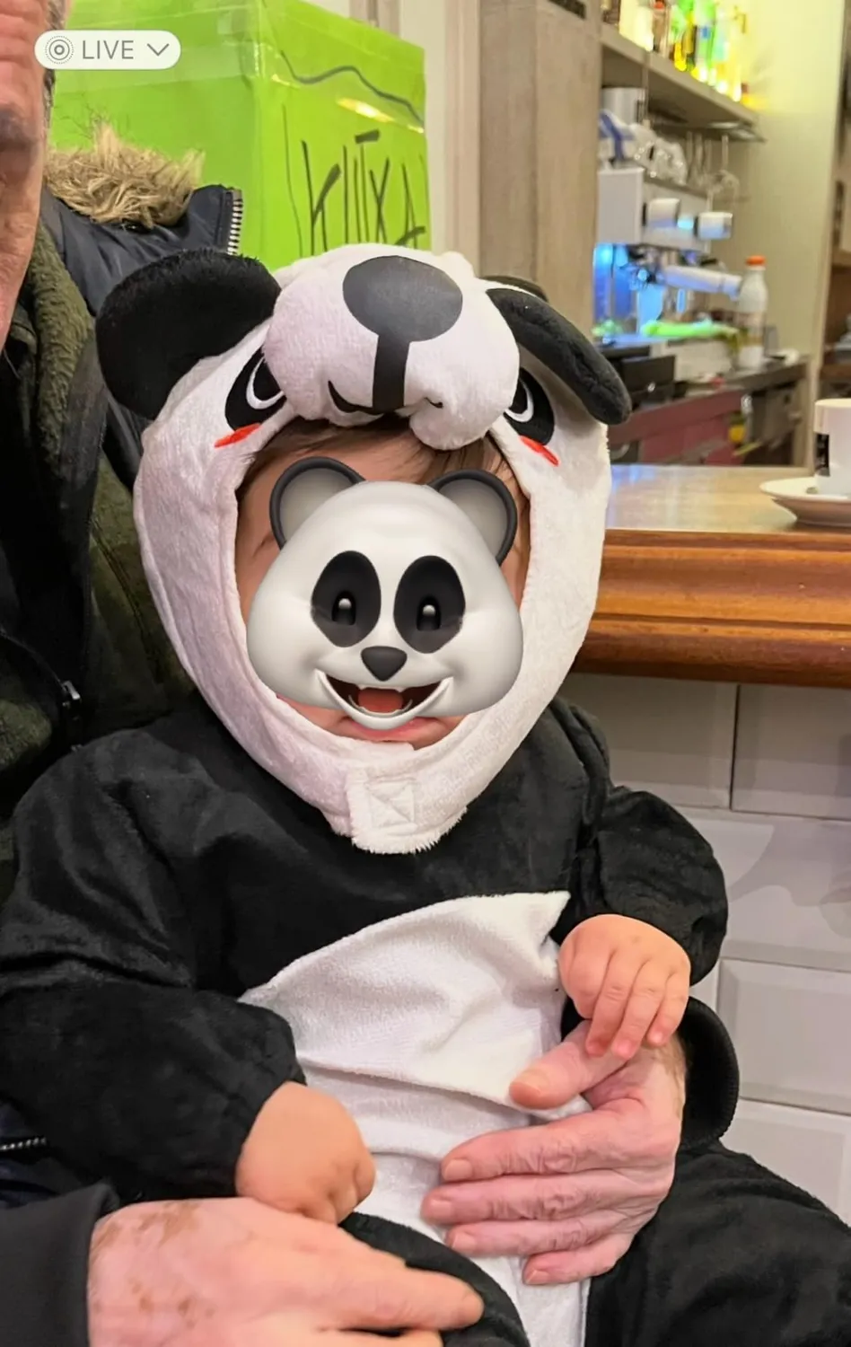 Funidelia Panda Costume Bebè 12-24 Mesi animale