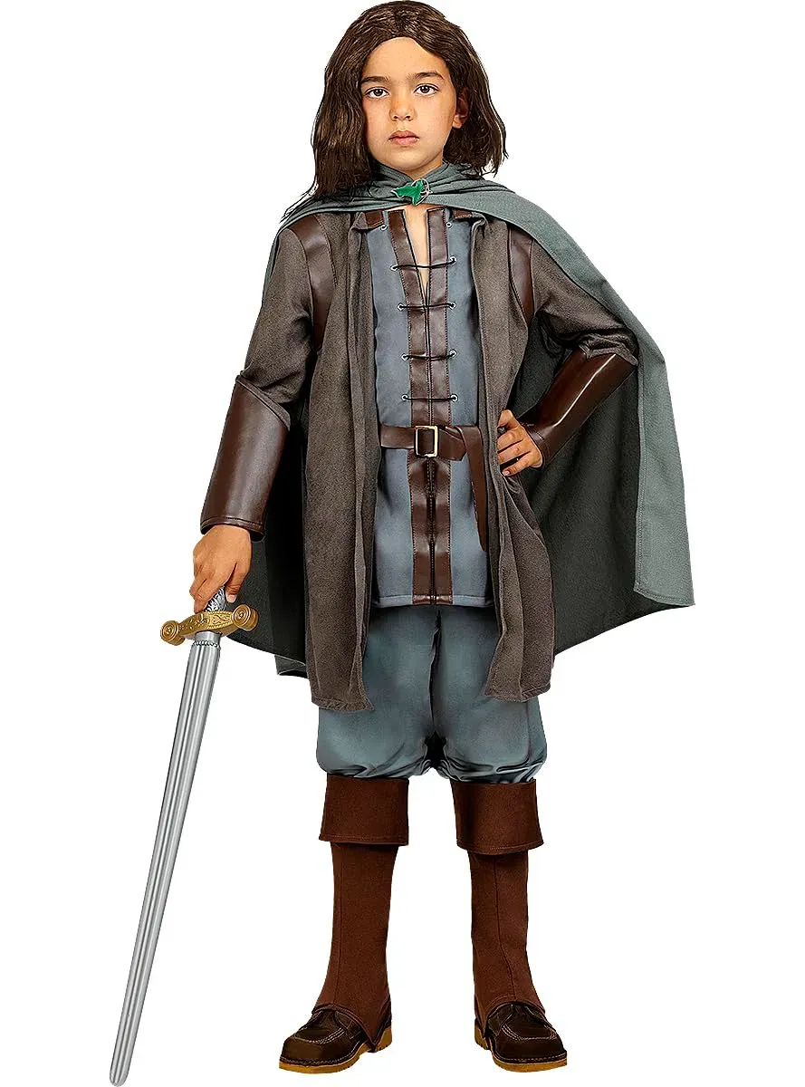 Funidelia Aragorn costume bambino 3-4 anni marrone