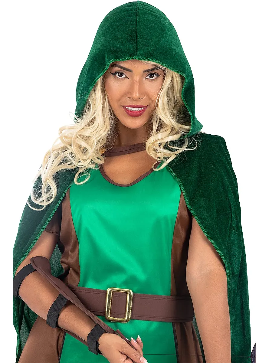 Funidelia Robin arciera costume donna taglia S verde