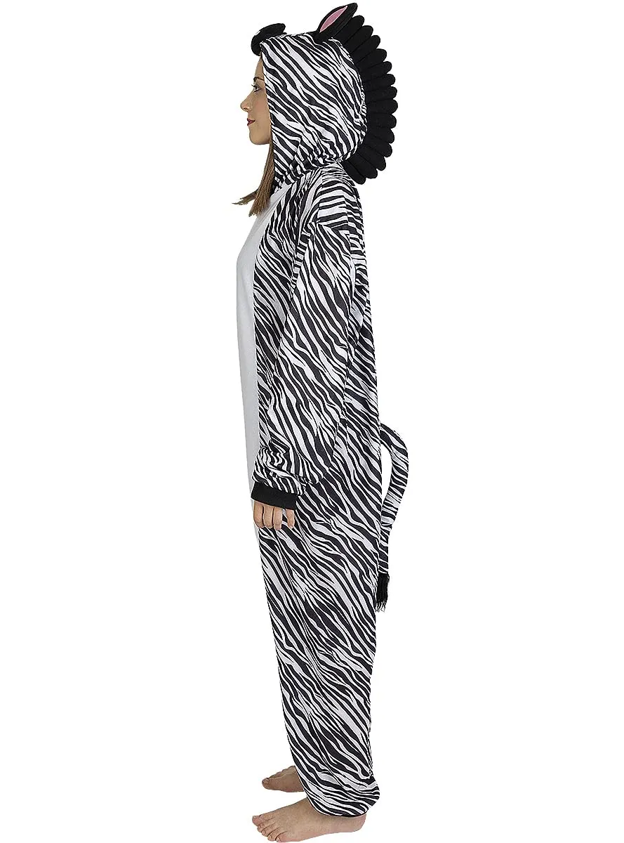 Funidelia zebra onesie costume S-M multicolore