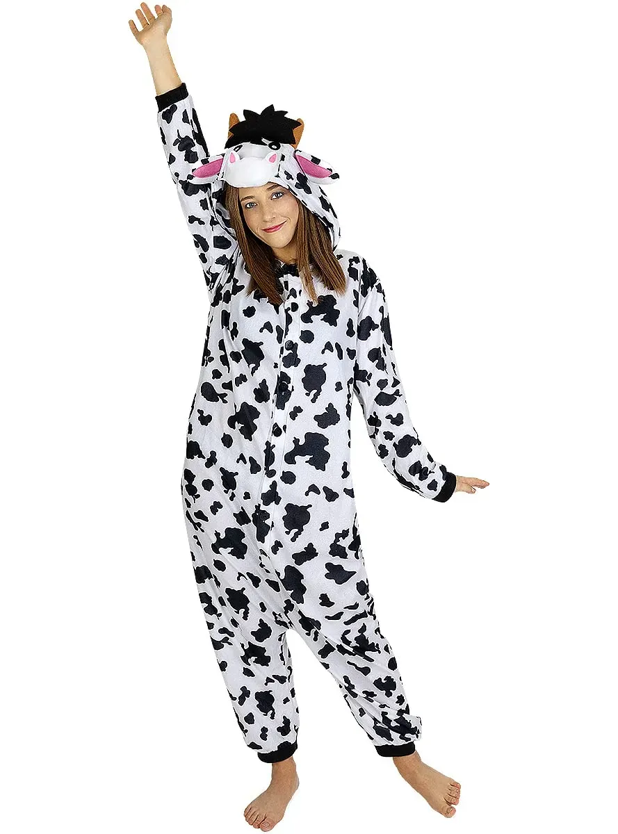 Funidelia Mucca onesie costume adulto S-M multicolore