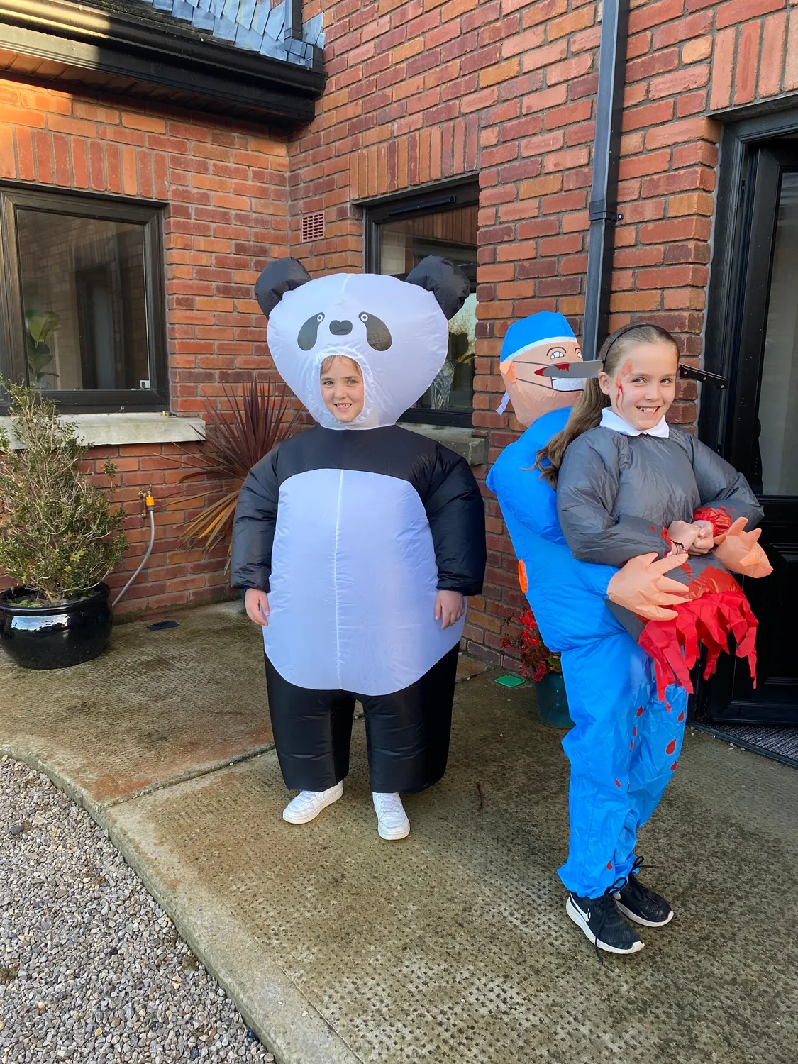 Bodysocks Panda costume gonfiabile bambini