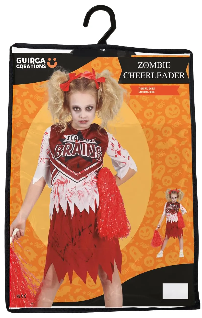 Guirca Cheerleader Zombie costume bambina 7-9 anni