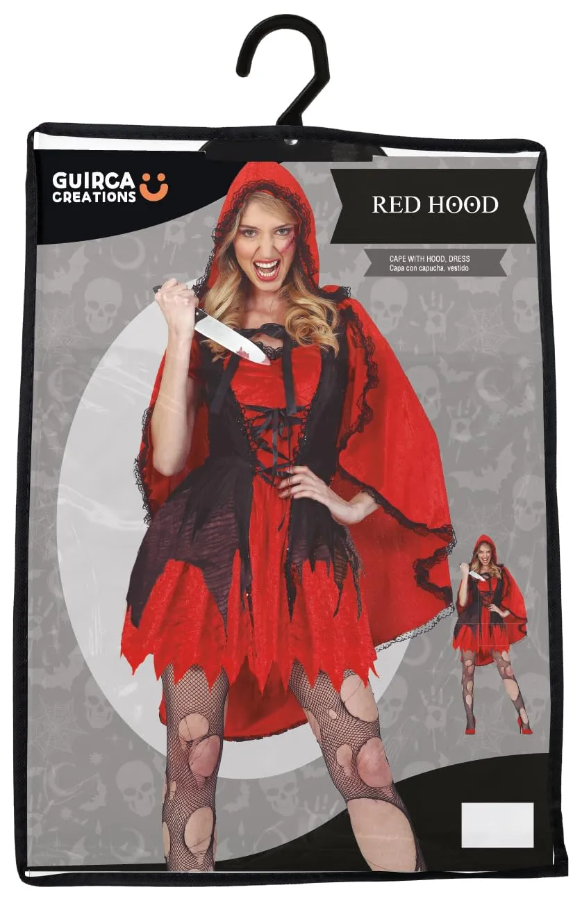 Fiestas Guirca Cappuccetto Assassina costume donna horror