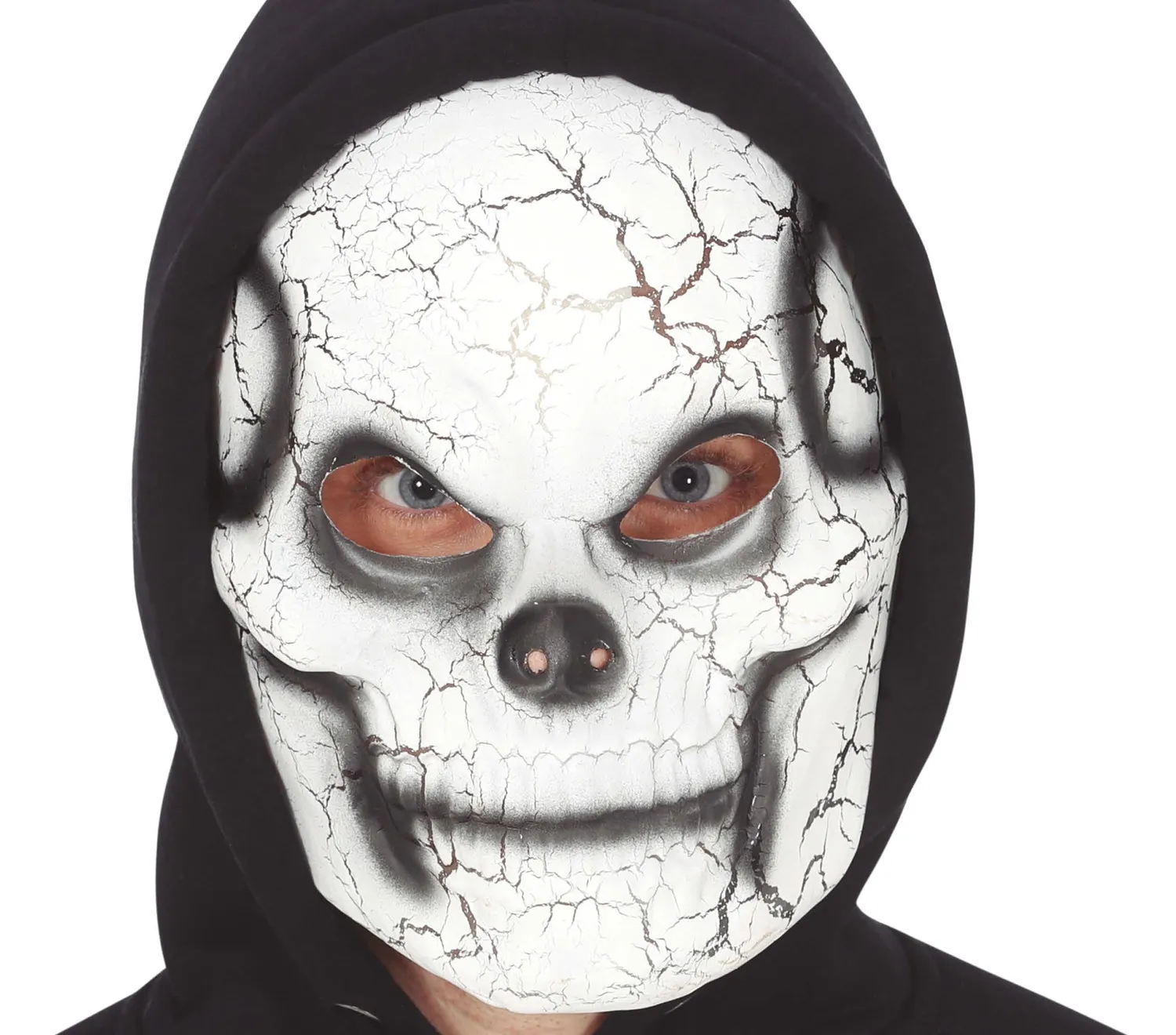 Fiestas Guirca Calavera maschera PVC bianca taglia unica