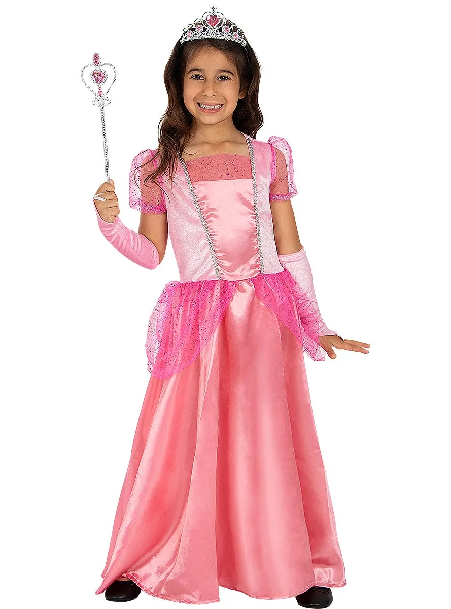 Funidelia Corona e Bacchetta Principessa Accessorio Rosa Bambina