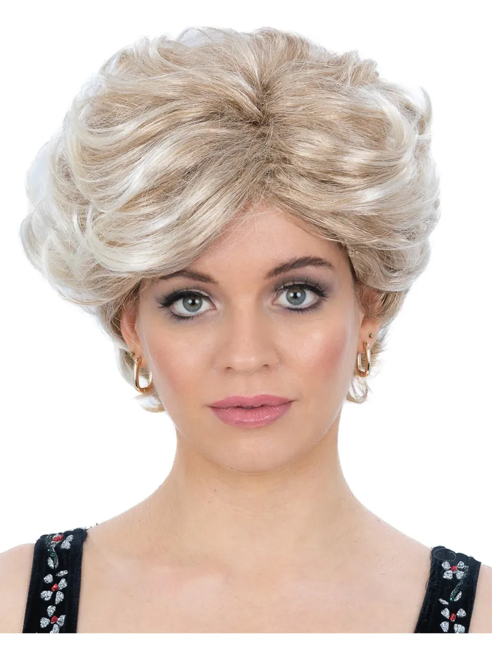Smiffys 90s Peoples Princess parrucca bionda corta