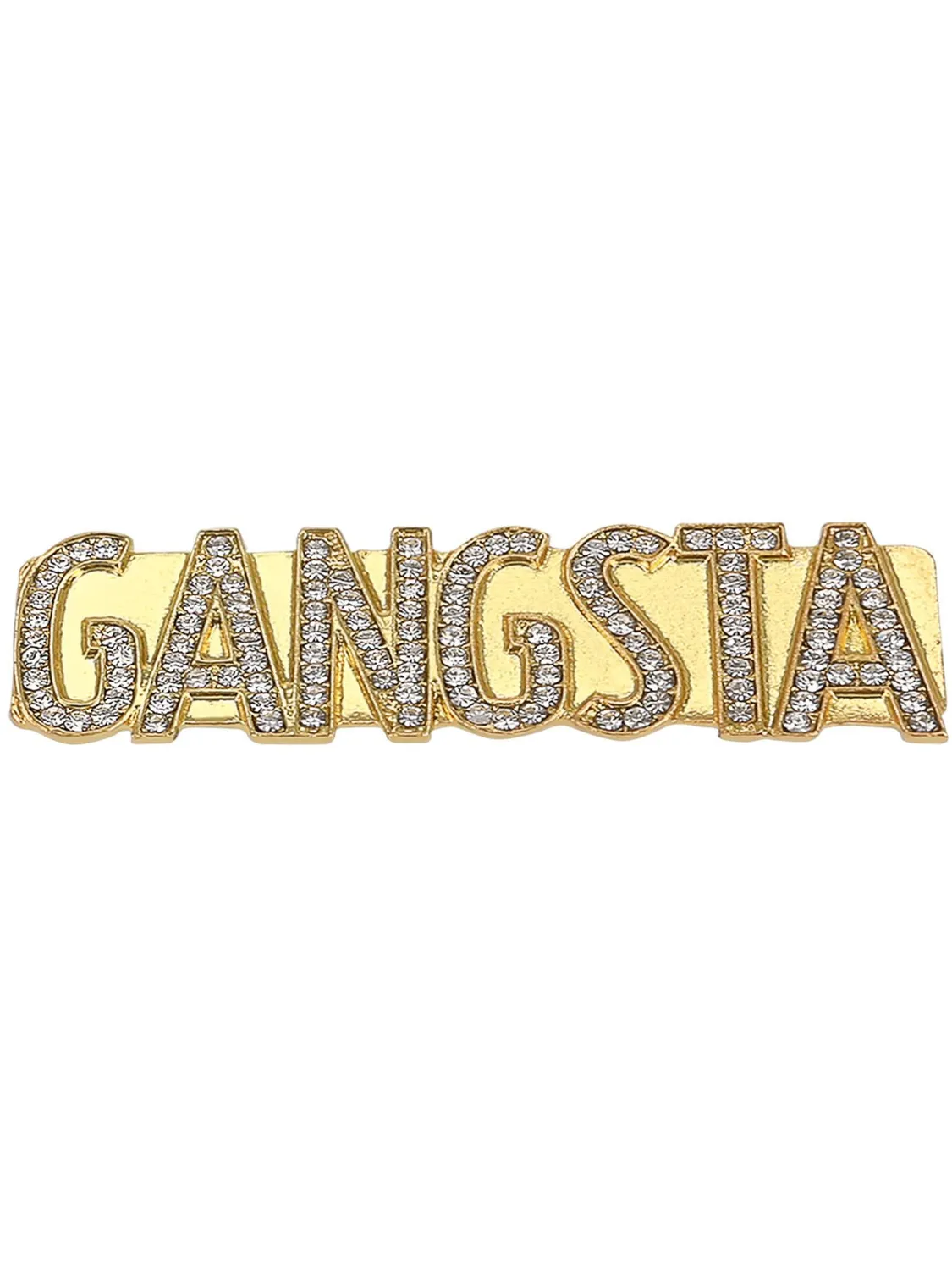 Smiffys 90s Gangsta Ring anello costume oro hip hop