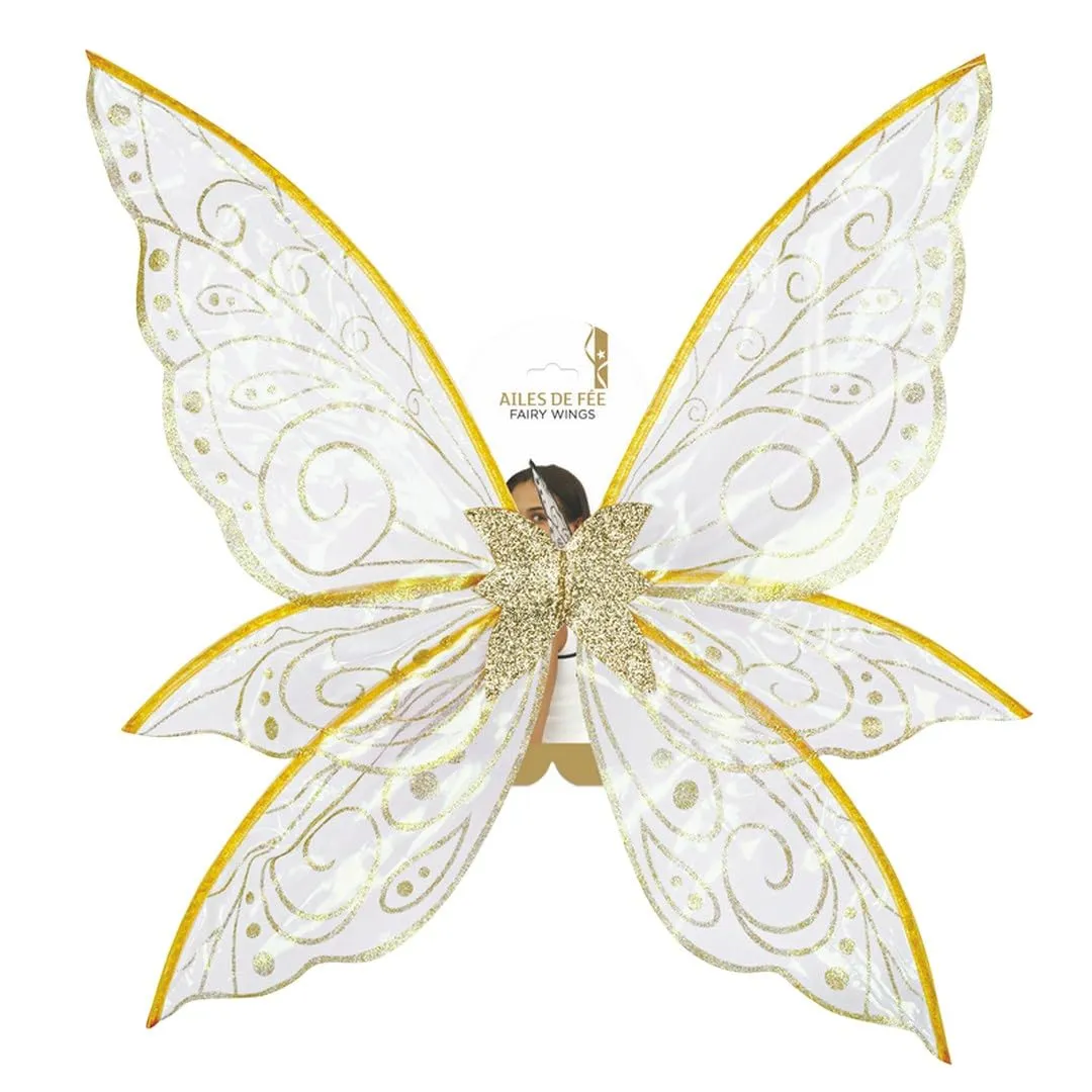 P'tit Clown 23820 ali fata oro costume bambina