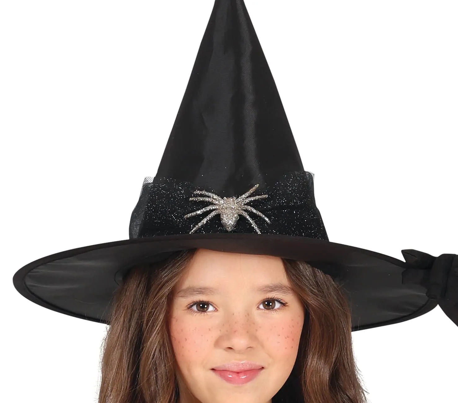 Fiestas Guirca Costume Strega Bambina Nero Argento 3-4 Anni