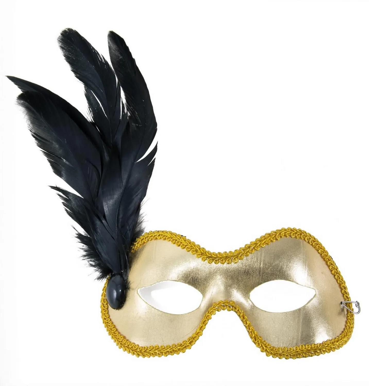 P'tit Clown Lupo maschera donna con piume