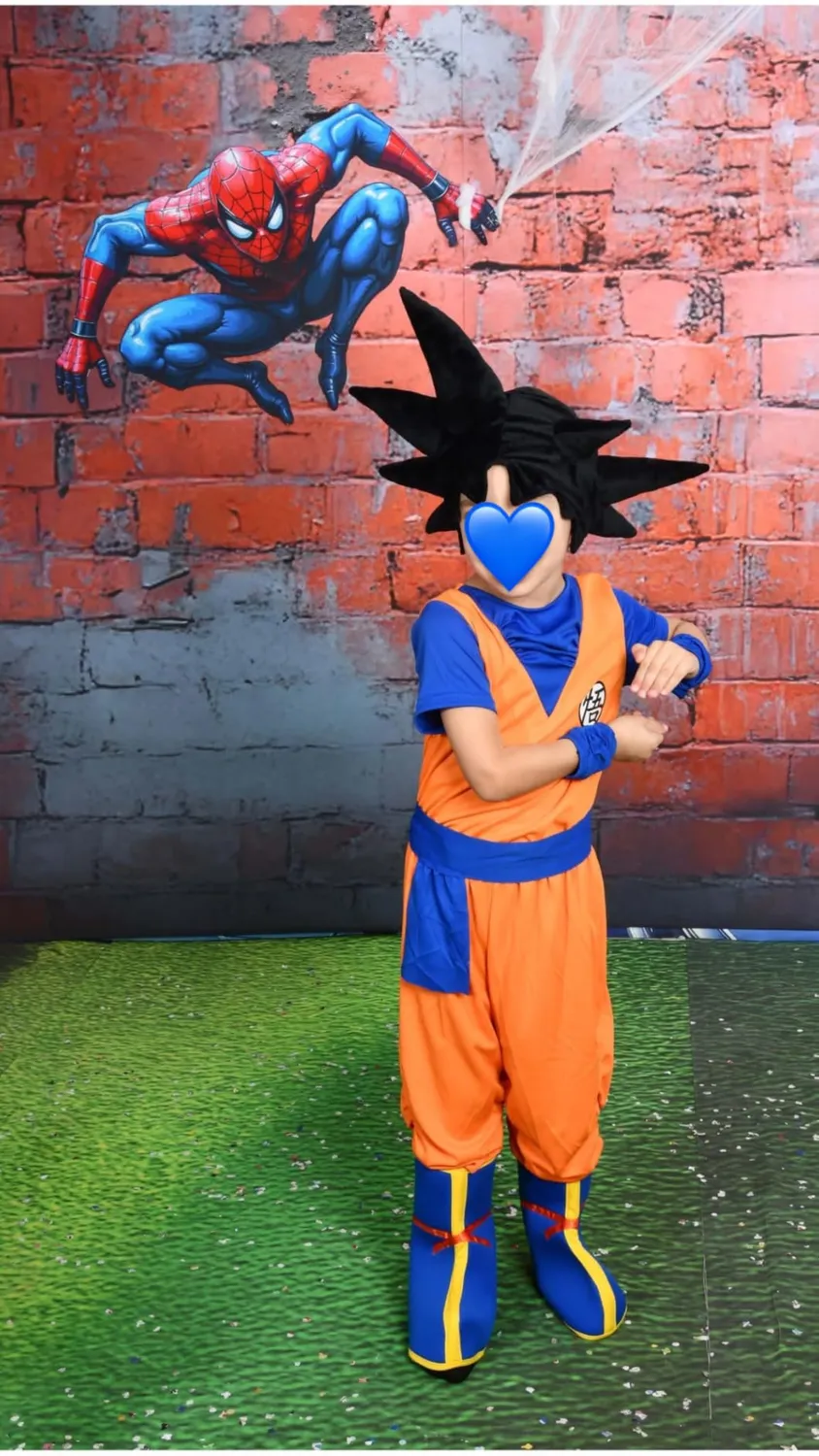 Funidelia Goku Dragon Ball costume bambino 7-9 anni arancione