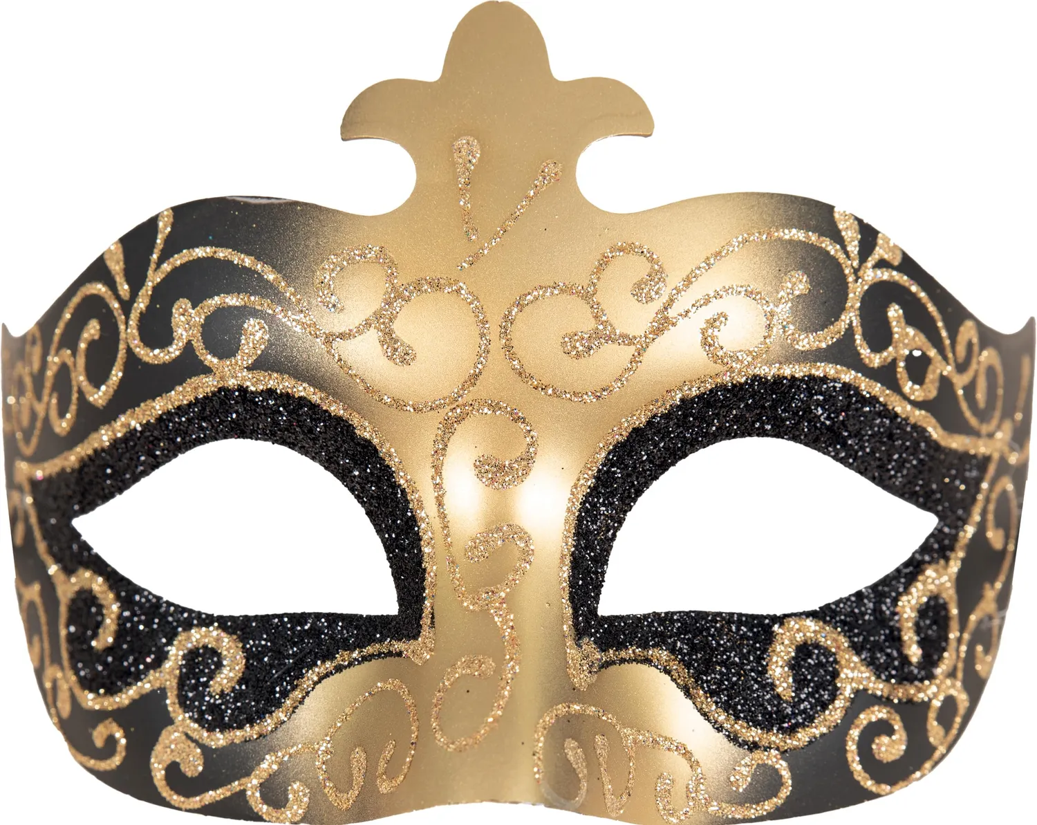 P'tit Clown Lupo Veneziano Plastica Oro Rosso Adulto