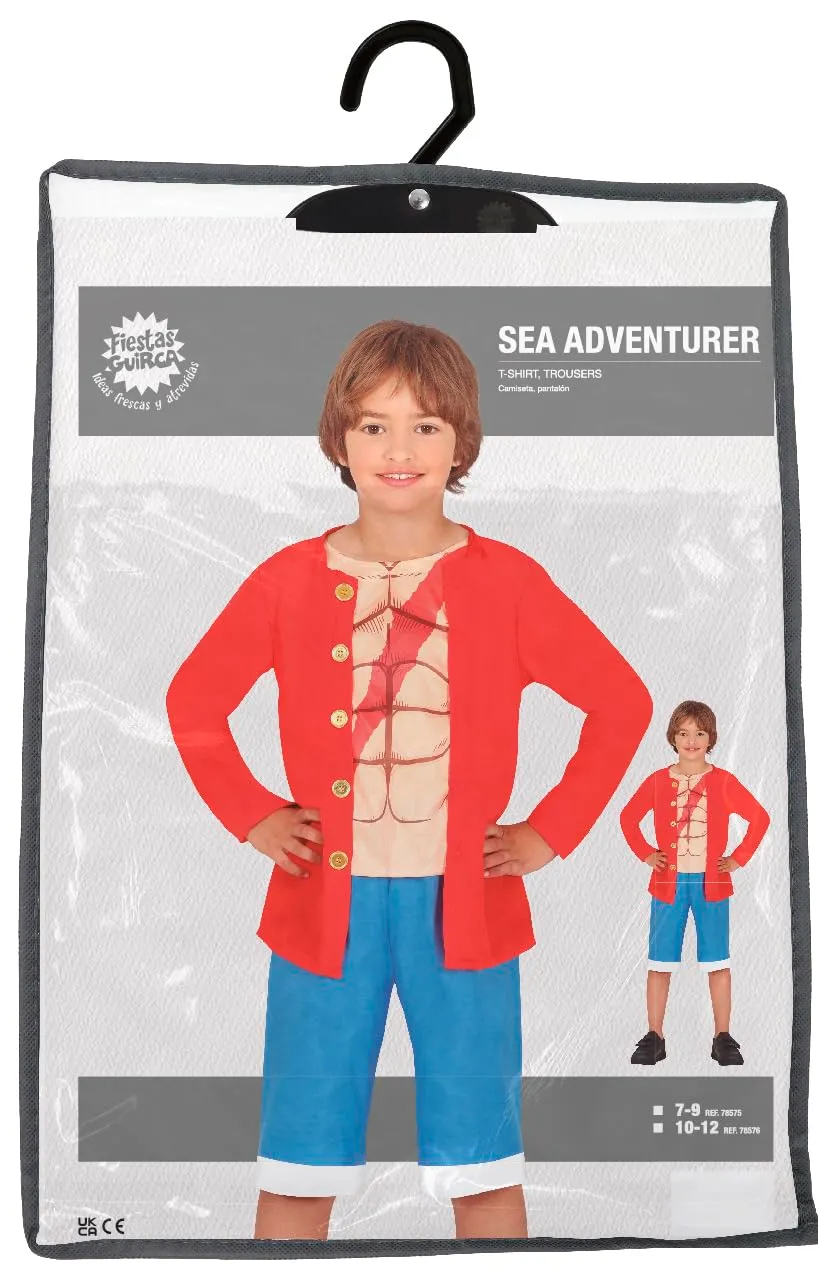 Fiestas Guirca Avventuriero Mare Costume Bambino 14-16 Anni