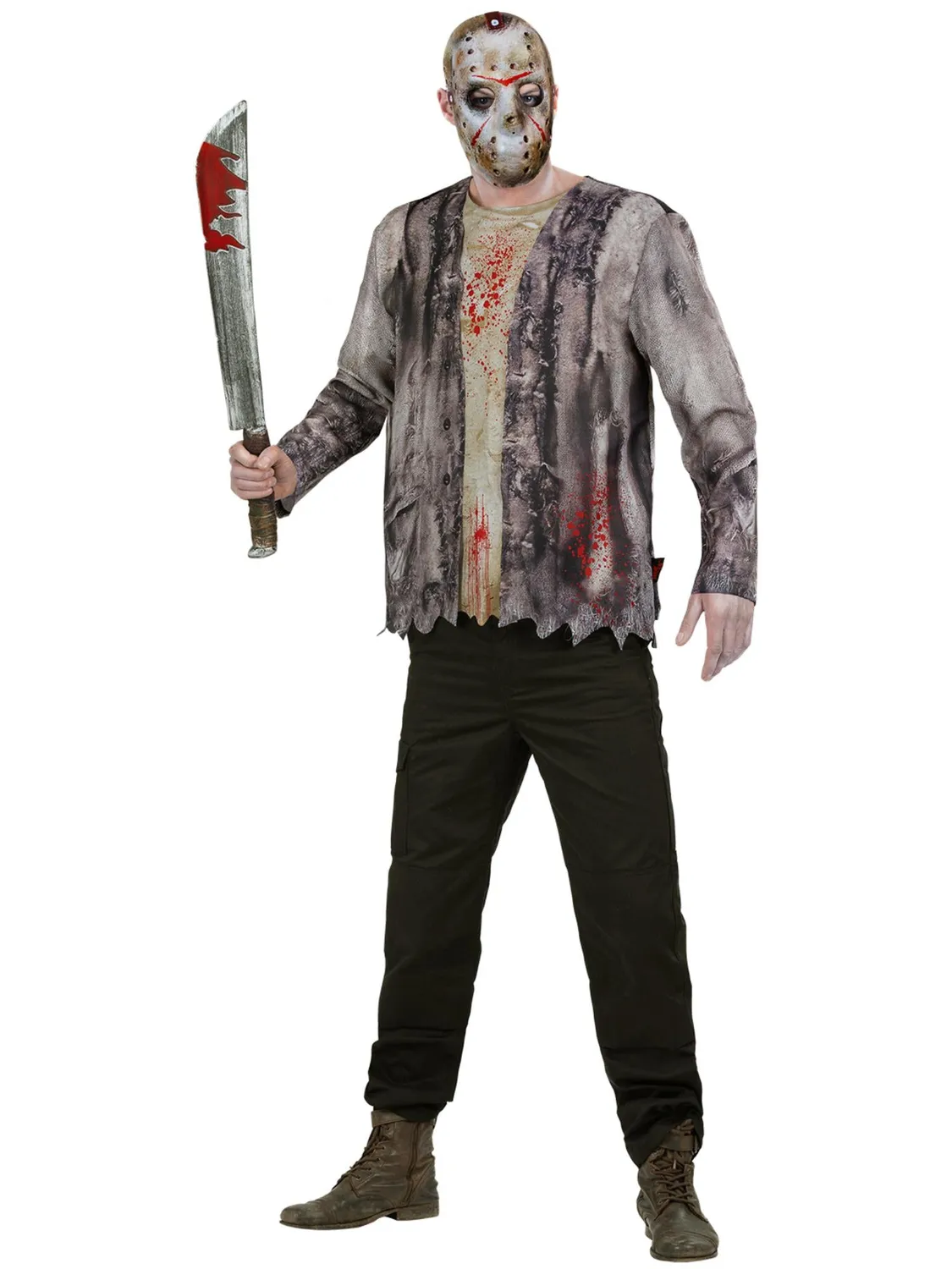Smiffys Friday 13th Jason Voorhees costume Halloween con maschera