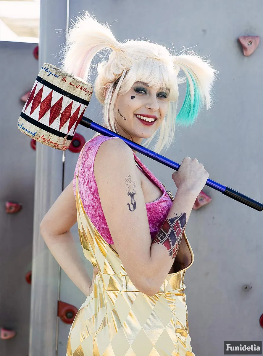 Funidelia Suicide Squad Tatuaggi Harley Quinn Nero