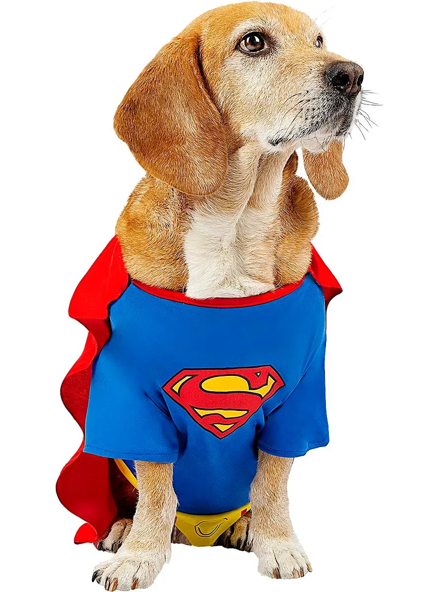 Funidelia Superman costume cane taglia S blu ufficiale