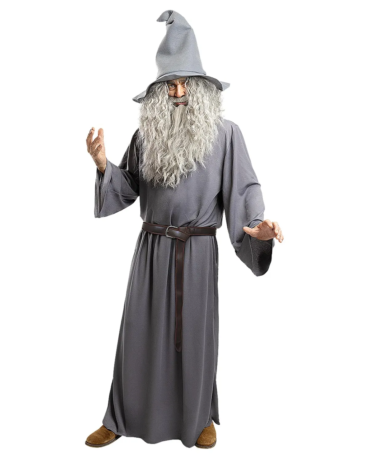 Funidelia Gandalf Parrucca con Barba Ufficiale Multicolore