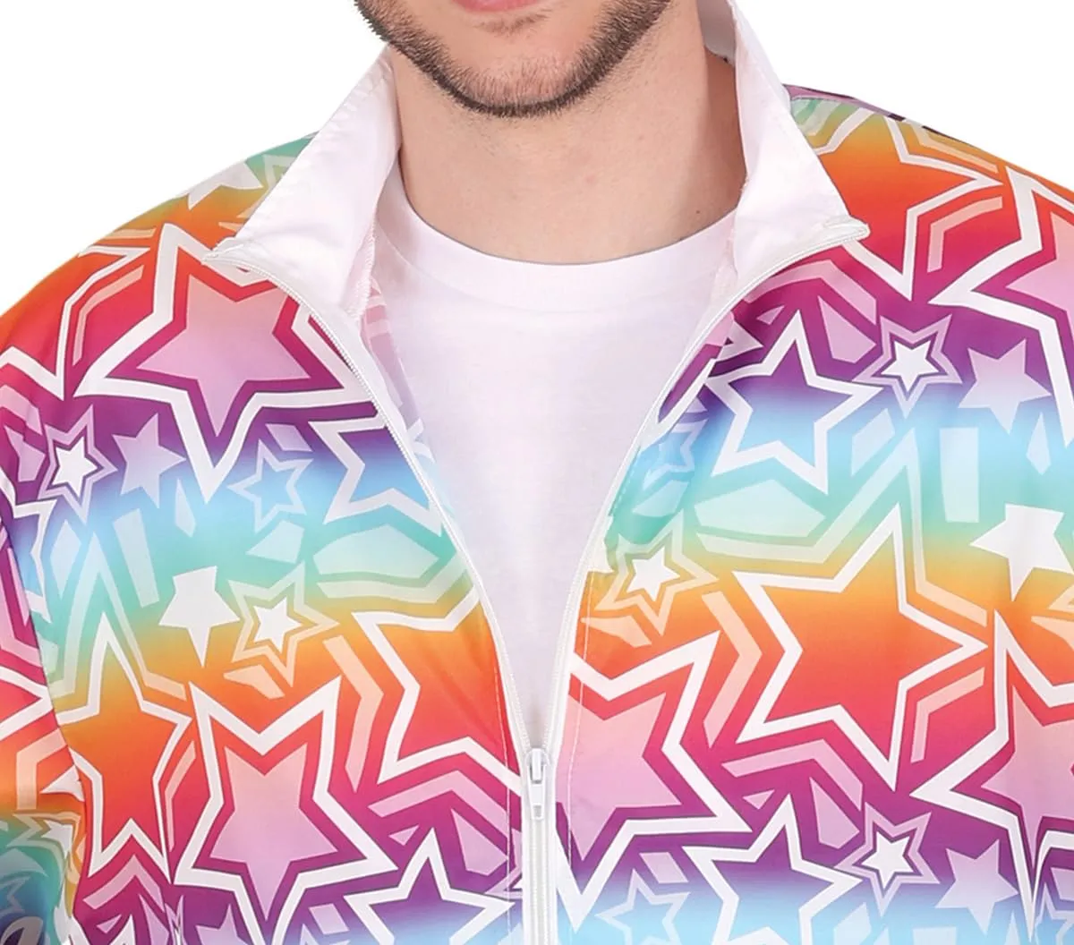Guirca 90s Star Gymnast costume tuta unica multicolore