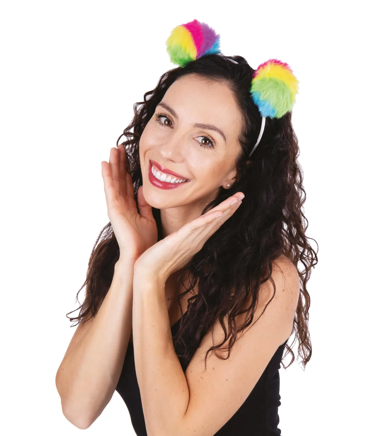 P'tit Clown cerchietto fantasia multicolore Carnevale