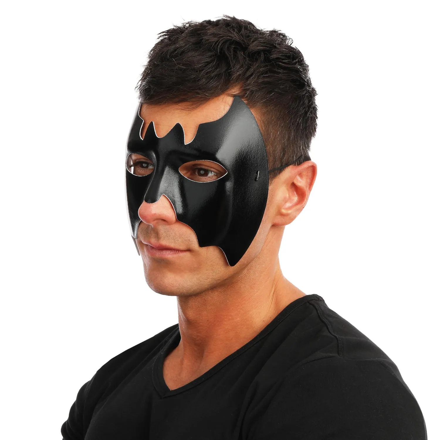 P'tit Clown 12001 maschera lupo pipistrello nera