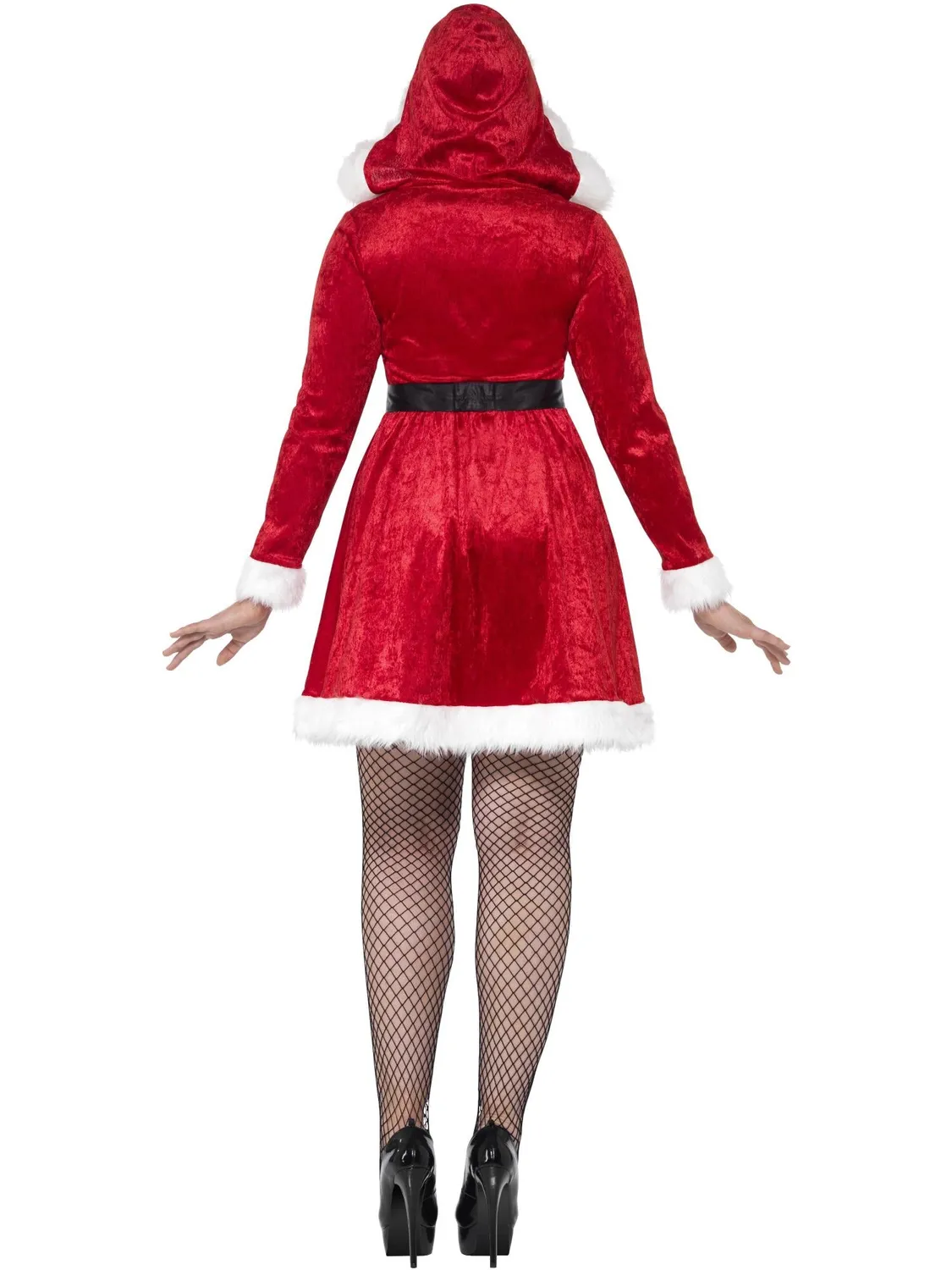Smiffys Curves Miss Santa costume Natale donna curvy L 16-18
