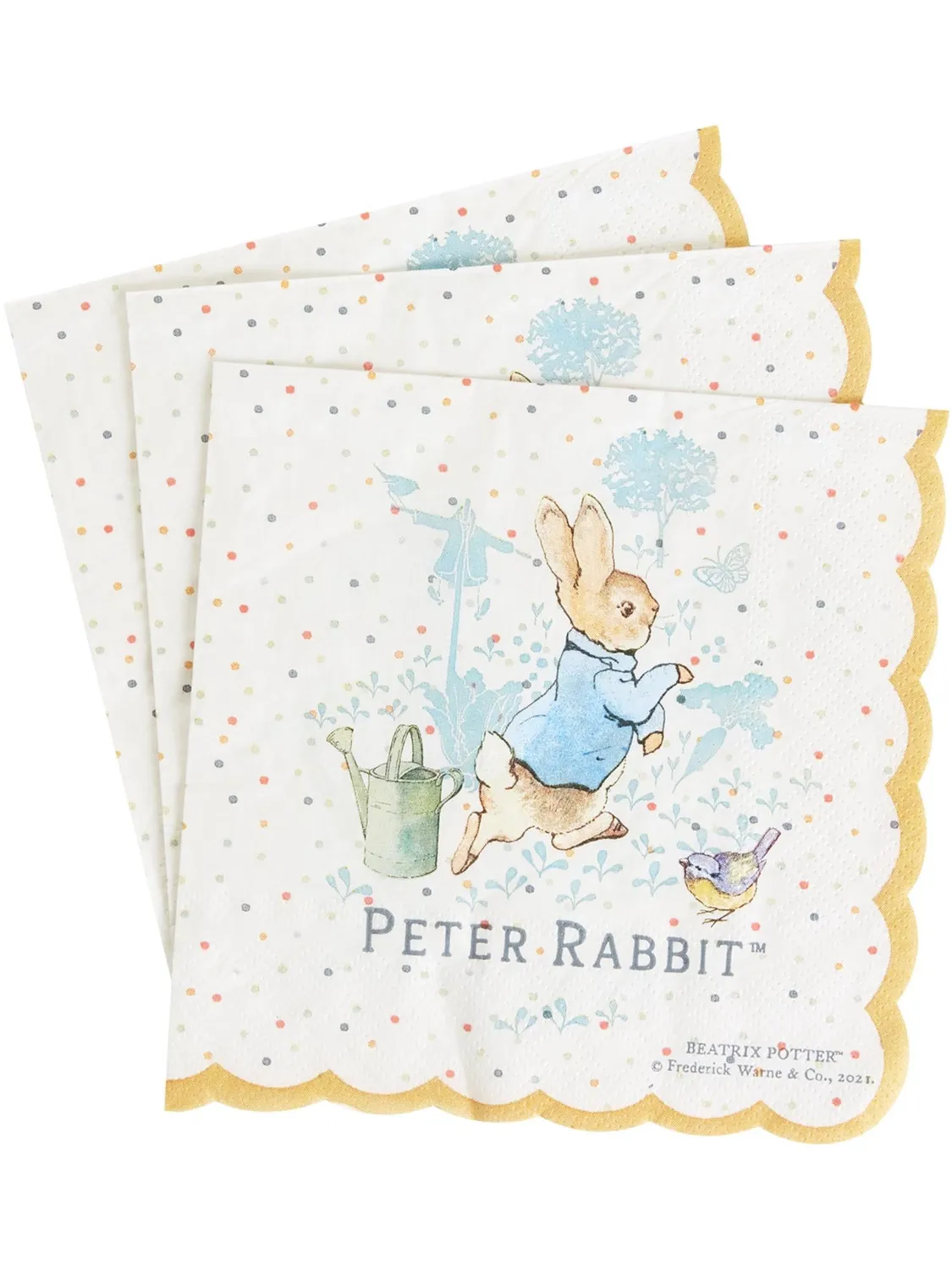 Smiffys Peter Rabbit tovaglioli festa 16 pezzi 33 cm