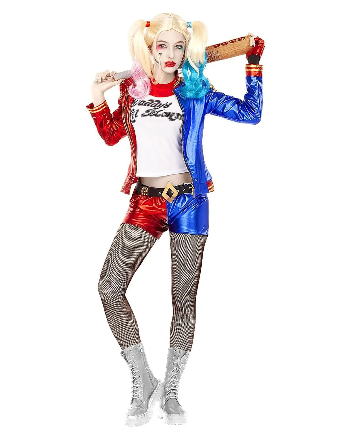 Funidelia Harley Quinn Suicide Squad Parrucca Gialla