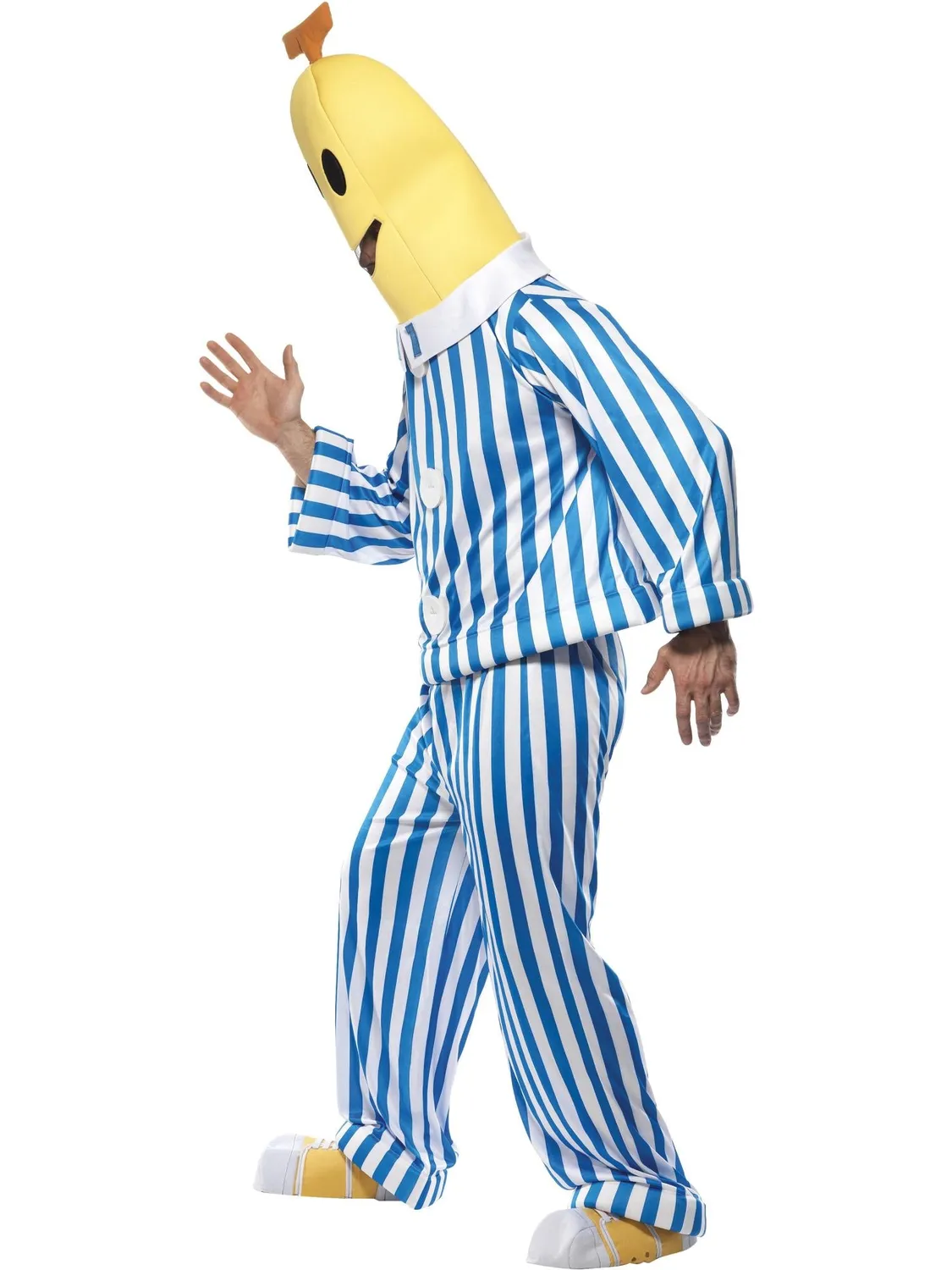Smiffys Bananas in Pyjamas costume adulto blu B1 B2