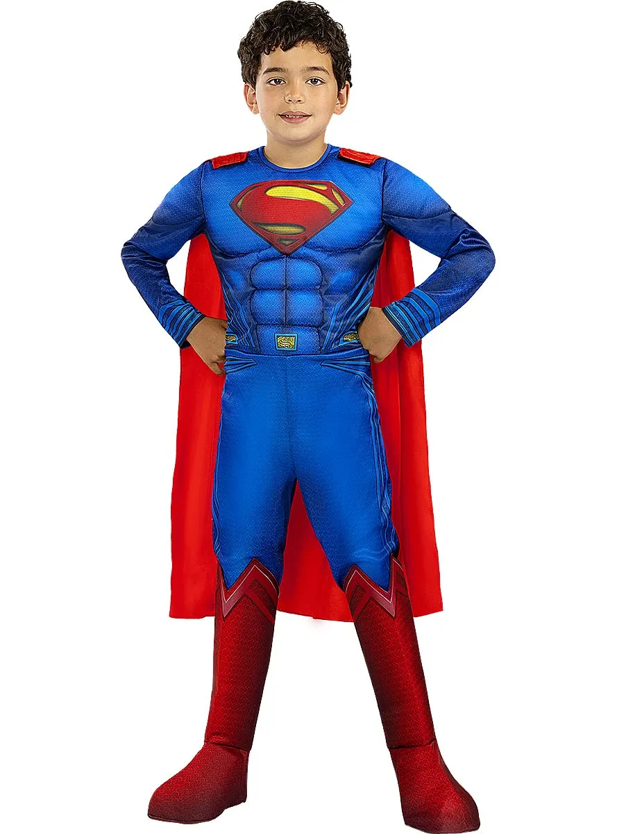 Funidelia Superman deluxe costume bambino 3-4 anni blu