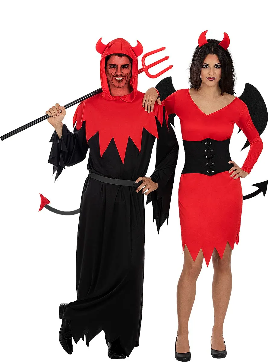 Funidelia Costume diavolo uomo XL rosso horror