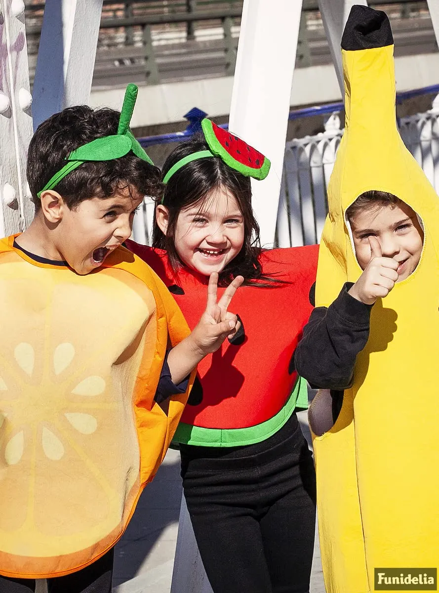 Funidelia Costume Banana Bambino Giallo 3-6 Anni Tunica