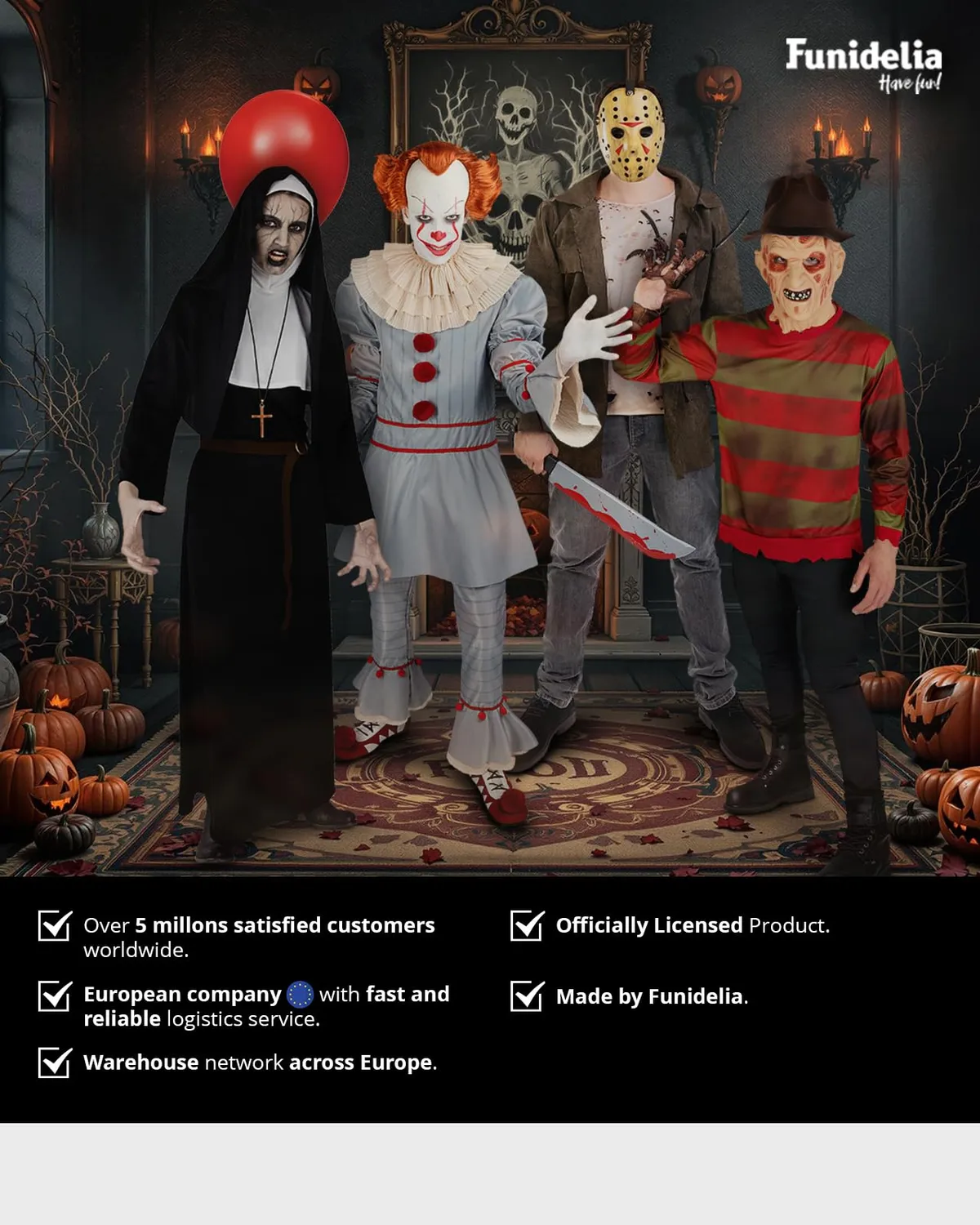 Funidelia Krueger maglia uomo XS Nightmare