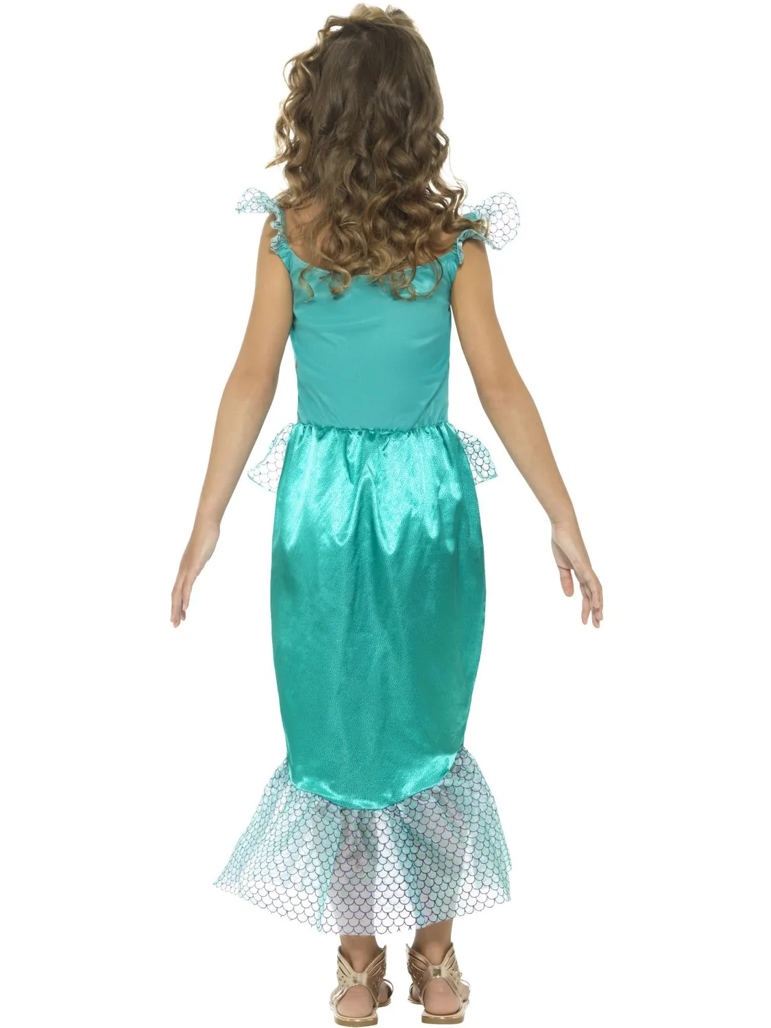 Smiffys Deluxe Mermaid costume sirena bambina M teal