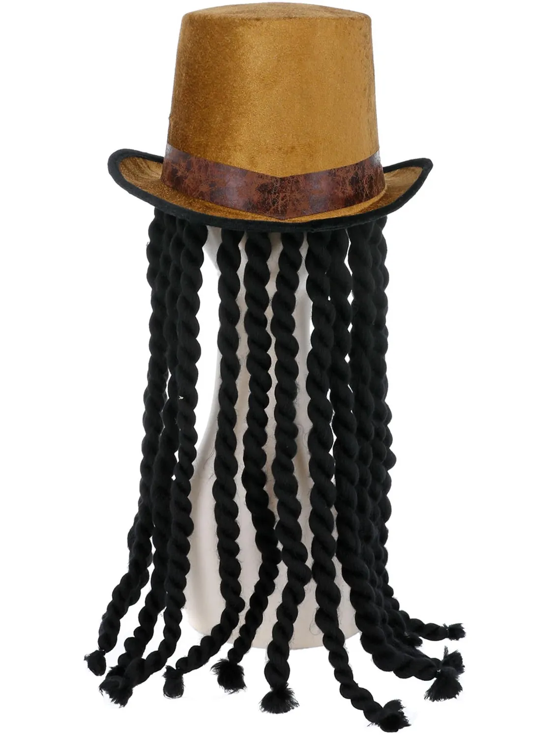 Smiffys Deluxe Witch Doctor cilindro unisex marrone
